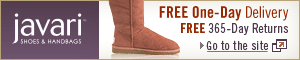 FREE One-Day Delivery and FREE 365-Day Returns on shoes and handbags, at Javari.co.uk.