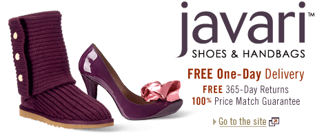 Javari.co.uk Shoes and Handbags with FREE One-Day Delivery, FREE Returns, and 100% Price Match Guarantee