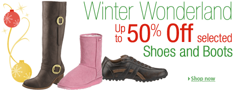 Winter Wonderland -- Up to 50% off Shoes and Boots