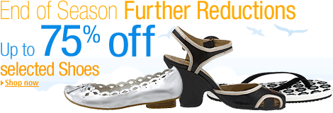 End of Season Summer Spectacular - Up to 75% off selected Shoes