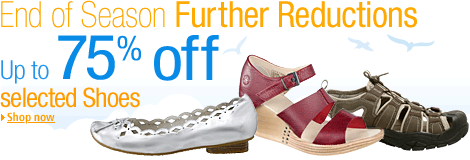End of Season Summer Spectacular - Up to 75% off selected Shoes