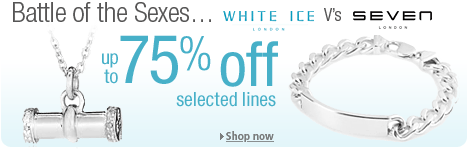 Battle of the Sexes - White Ice V's Seven - Up to 75% off selected Jewellery