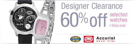 Save 60% on selected branded watches