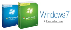 Pre-order Windows 7 now