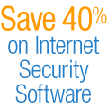 Save 40% on Internet Security Software