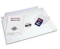 Transcend SD card in frustration-free packaging