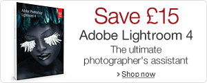 Save 15 pounds on Lightroom 4