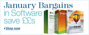 January Bargains in Software--Save ��s
