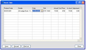 Manage your stock
