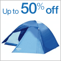 Save up to 50% on selected Camping and Outdoor Equipment