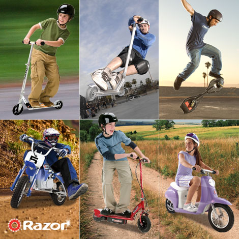 Razor Scooters, RipStik and Electric Ride-Ons