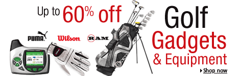 Save up to 60% on selected Golf Gadgets, Equipment and Accessories