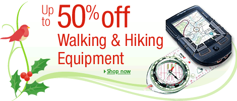 Up to 50% off selected Walking & Hiking Outdoor Equipment