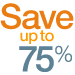 Up to 75% off selected End of Season Shoes