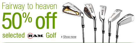 50% off selected RAM Golf Equipment