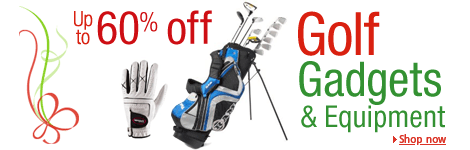 Save up to 60% on selected Golf Gadgets, Equipment and Accessories
