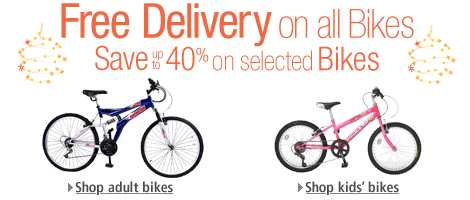 Free Delivery On All Bikes & Up to 40% Off Selected Bikes
