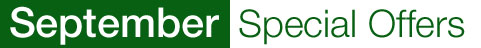 August Special Offers