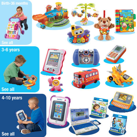 Shop the VTech Collection by Age Range