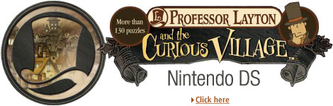 Professor Layton on Nintendo DS