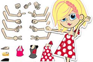 Articulated character-bone templates  
