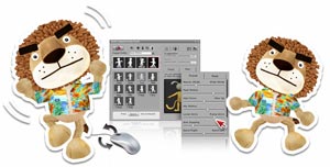 Use a mouse to control character body animation  