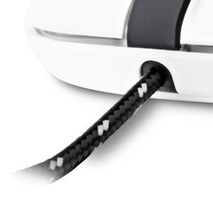 SteelSeries Kana White Mouse Double Braided Cord