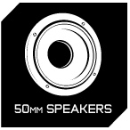 50mm speakers icon