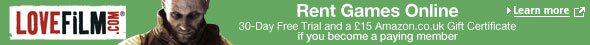 Rent new release video games for Xbox 360, Wii, PS3, PS Vita, 3DS and PC from Lovefilm. Take a 30-day free trial and get a �15 Amazon.co.uk Gift Certificate if you become a paying member.