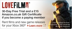LOVEFiLM is the UK's biggest online DVD, Blu-ray and games rental service, and it now has thousands of film titles available to watch online via your PC, PS3 and selected internet-connected TVs and Blu-ray players.