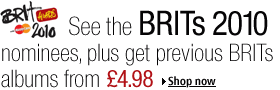 Brits 2010 nominees, plus get previous BRITs albums from £4.98