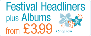 festival headliners plus albums from �3.99