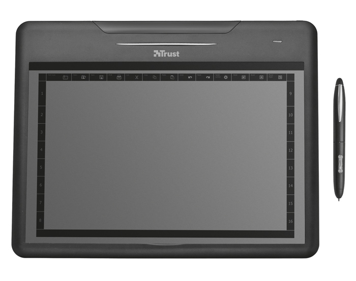 Trust Widescreen Graphics Tablet for PC, Laptop Grey Amazon.co.uk