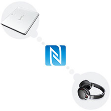 One-touch listening with NFC