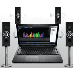 Dolby Advanced Audio v2 delivers a premium and immersive surround sound experience 