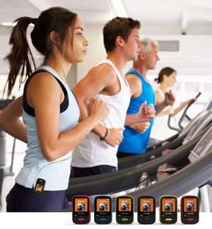 SanDisk Clip Sport MP3 Player. Gym