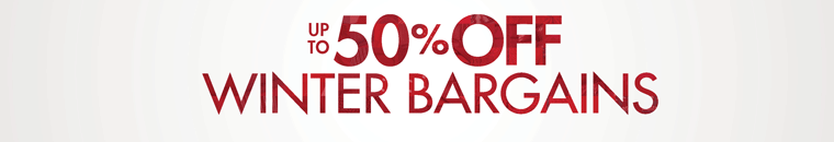 Winter Bargains--Up to 50% off