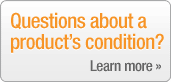 Questions about the condition of a product on Warehouse Deals?