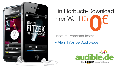 H�rbuch-Download Ihrer Wahl f�r 0 EUR herunterladen