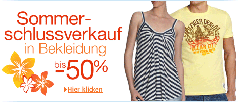 Sommer-Sonderangebote bis -40%