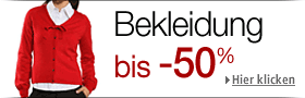 Bekleidung - Einzelteile bis 50% reduziert