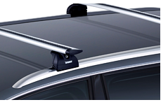 Dachtr�ger f�r Autos mit reling