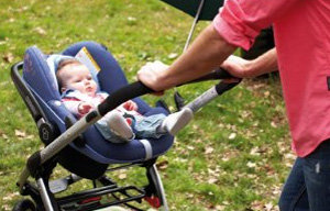 Mit dem Baby unterwegs