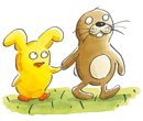Keinohrhase und Zweiohrk�ken