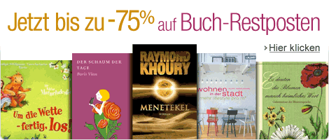 Buch-Restposten bis zu 75% reduziert