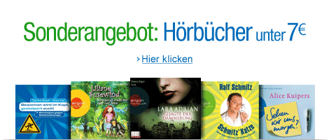 Sonderangebot - H�rb�cher unter 7 EUR
