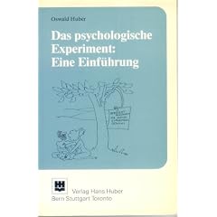 Das psychologische Experiment. Eine Einführung (Broschiert)