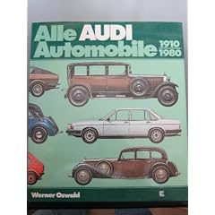 Alle Audi Automobile 1910 - 1980. Typologie der Marke Audi einst und heute