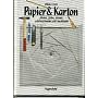 Papier & Karton. Sch�pfen, F�rben, Basteln von Walter Diem