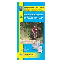 Topographische Sonderkarten Rheinland-Pfalz. Sonderblattschnitte auf der Grundlage der amtlichen topographischen Karten, meist gr��eres Kartenformat ... Mountainbikepark Pf�lzerwald 1 : 50 000